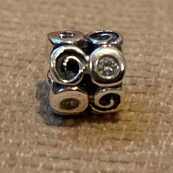 Pandora Swirlies Cz Charm - Picture 8 of 13